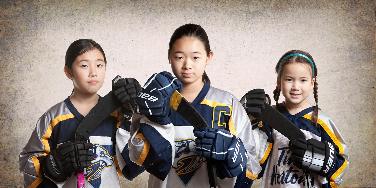 Hockey, girls, players, athletes, hockey team, hockey players, kids, team, jerseys, children, fitness, sport, hockey, hockey, hockey, hockey, hockey, children