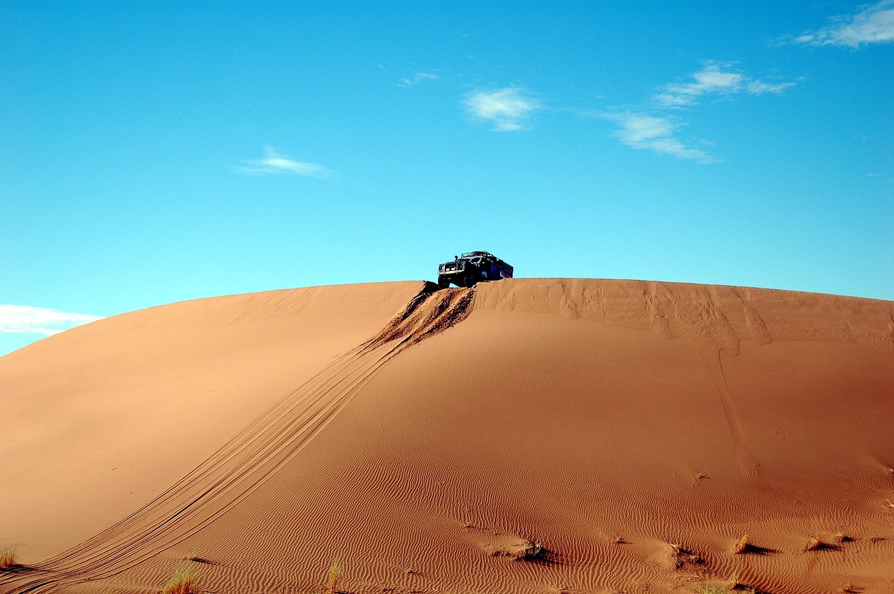 Desert, sand, rally, dunes, landscape, nature, car, car wallpapers, vehicle, sports, extreme sport, morocco, africa