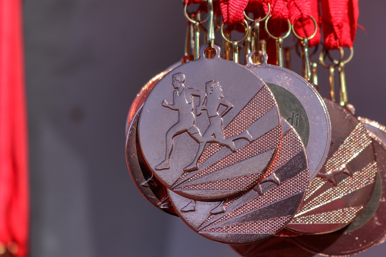 Running, profit, sports, move, athlete, success, runner, winner, obstacle, medal, medal, medal, medal, medal, medal