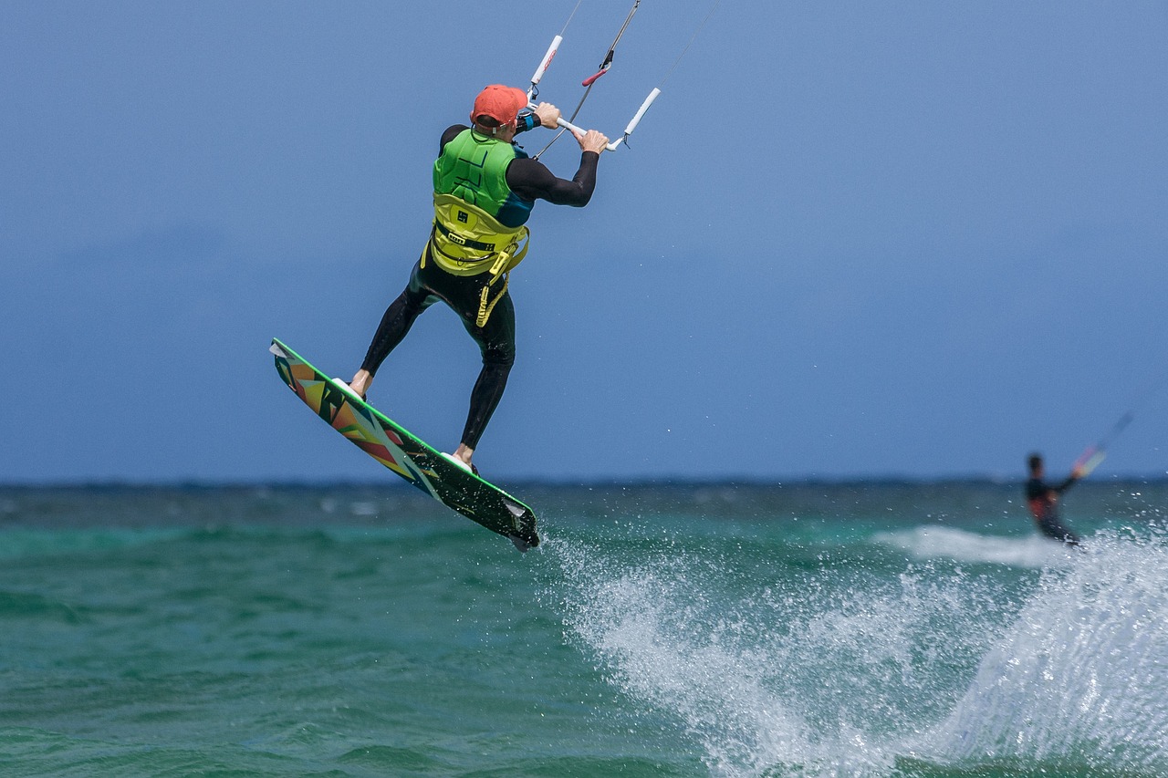 Kitesurfing, kiteboarding, kitesurf, kite, action, kite-surfing, kitesurfer