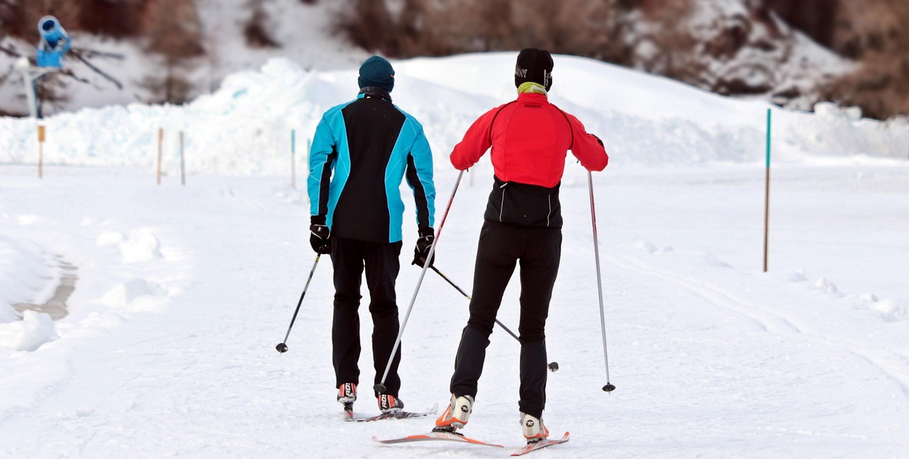 Cross-country skiing, winter, cross country skiing, snow, sports, white, track, cross-country skier, snowy, snow trail, sticks, winter sports, cross-country ski run, nature, ski cross-country skiing,