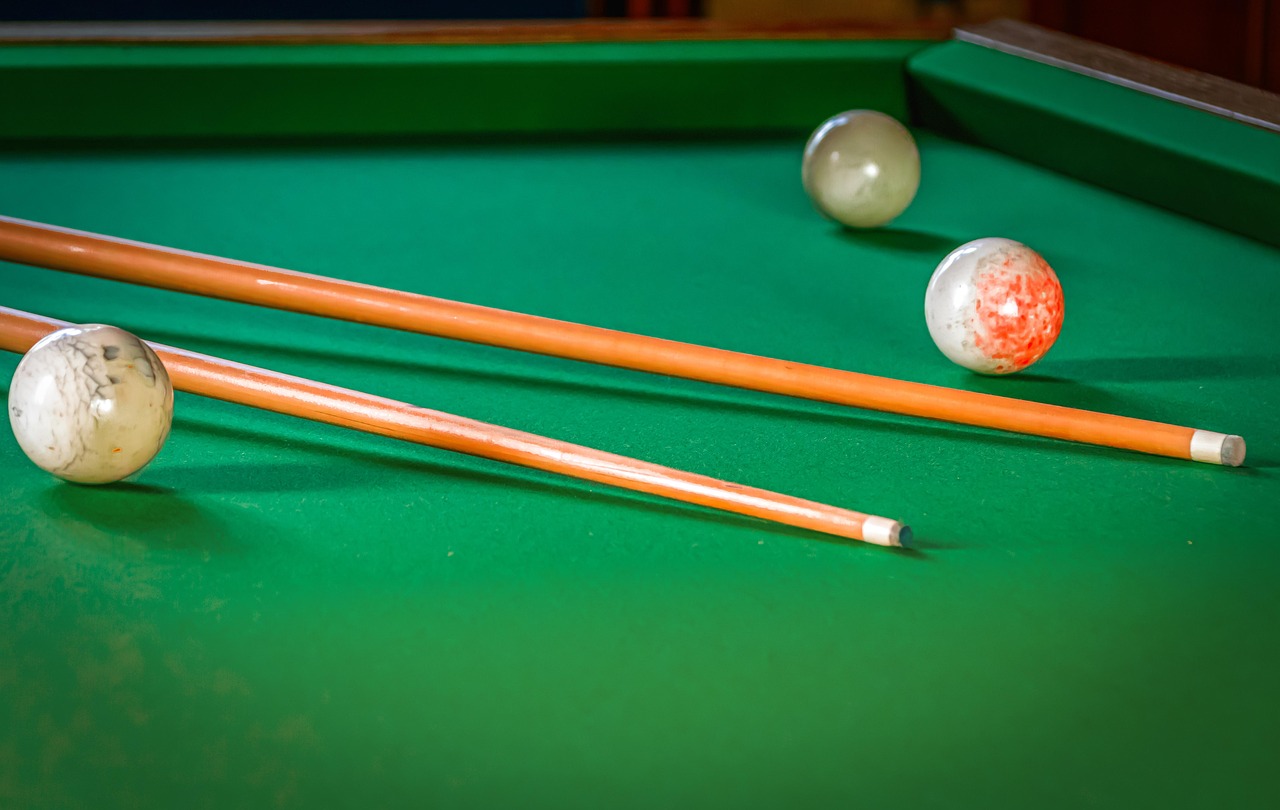 Billiards, to play, skill, technology, pool table, billiards game, balls, table, queue, billiard cloth, billiard balls, casino, rod, billiard cue, multicoloured, green, orange, pool billiards, billiar