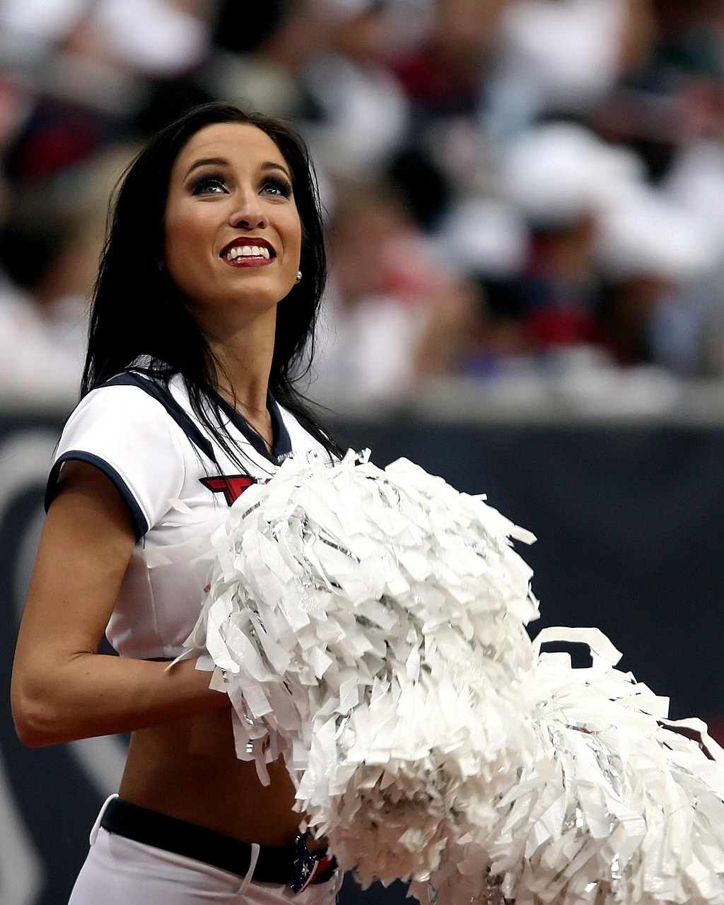 Cheerleader, professional football, game, sport, pom poms, female, woman, competition, healthy, attractive, activity, cheering, cheer, girl, healthy body, woman body, texas, texan, cheerleader, cheerl