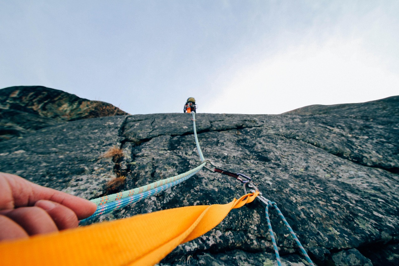 Rock climbing, ropes, rock climber, cliff, protection, climber, mountain, perspective, nature, lead climbing, carabiners, belay, adventure, action, rock climbing, rock climbing, rock climbing, rock cl