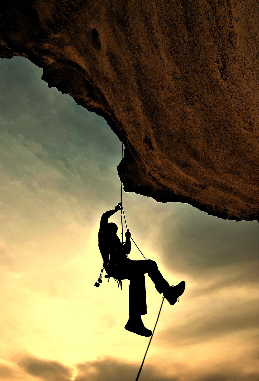 Climber, mountaineer, mountaineering, rock climbing, ropes, harness, protection, climbing gear, steep wall, sport, ascending, ascension, ascender, silhouette, tumblr wallpaper, iphone wallpaper, climb