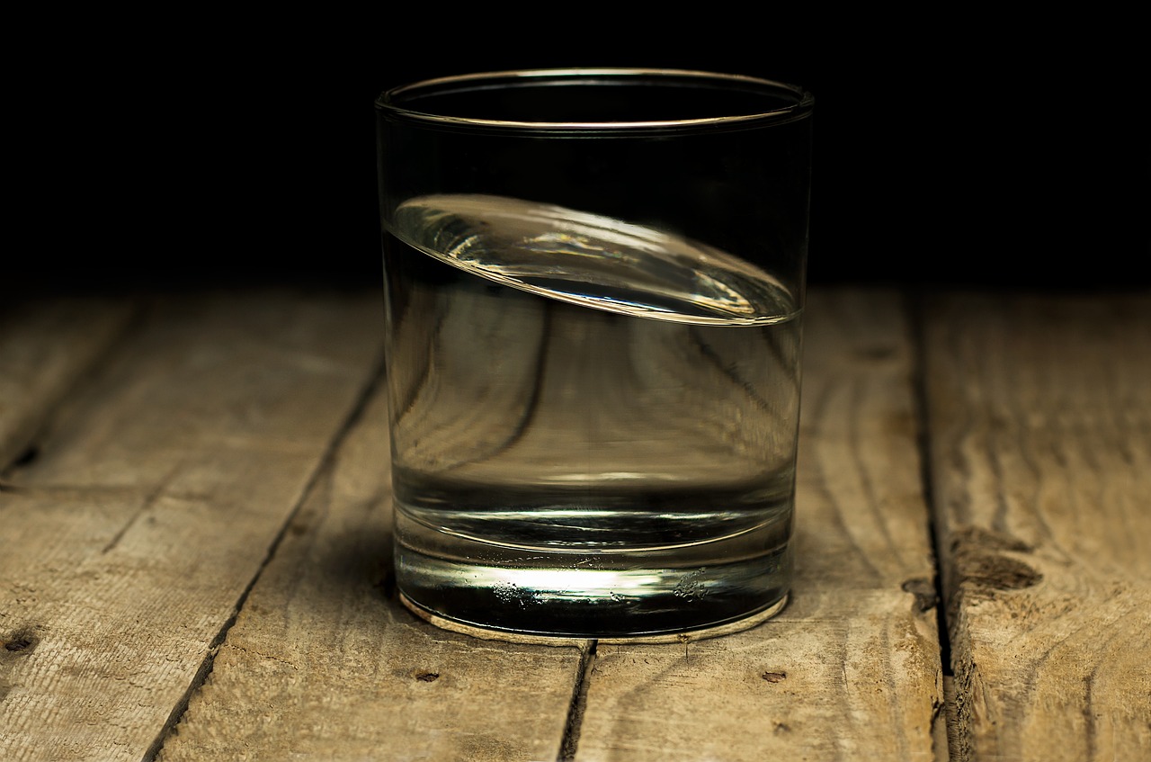 Water, glass, tilted, clear, drink, liquid, skew, nature, inception, crooked, transparent, clean, drinking water