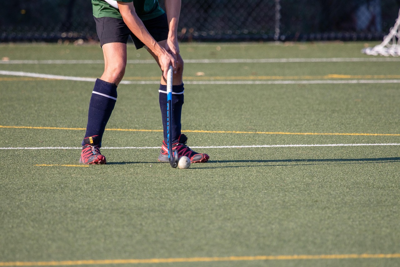 Hockey, competition, ball, athlete, game, sport, nature, field, activity, play, grass, professional, player, green, uniform