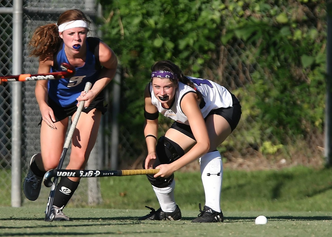 Field hockey, player, action, sport, girls, stick, ball, game, grass, athlete, nature, athletic, competition, hockey player, match, legs, competitive, active, challenge, motion, green gaming, green sp
