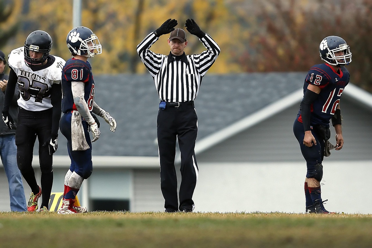 American football, football, football referee, official, football official, referee, call, competition, play, time out, game, athletes, high school football, youth, man, male, sport, football game, ca