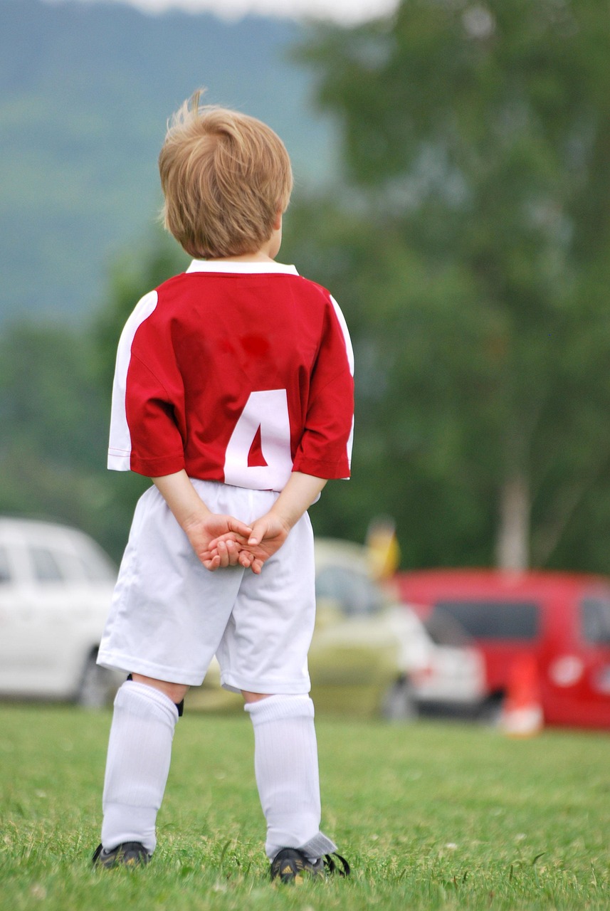 Soccer, child, grass, football player, nature, soccer team, sports, goalkeeper, fans