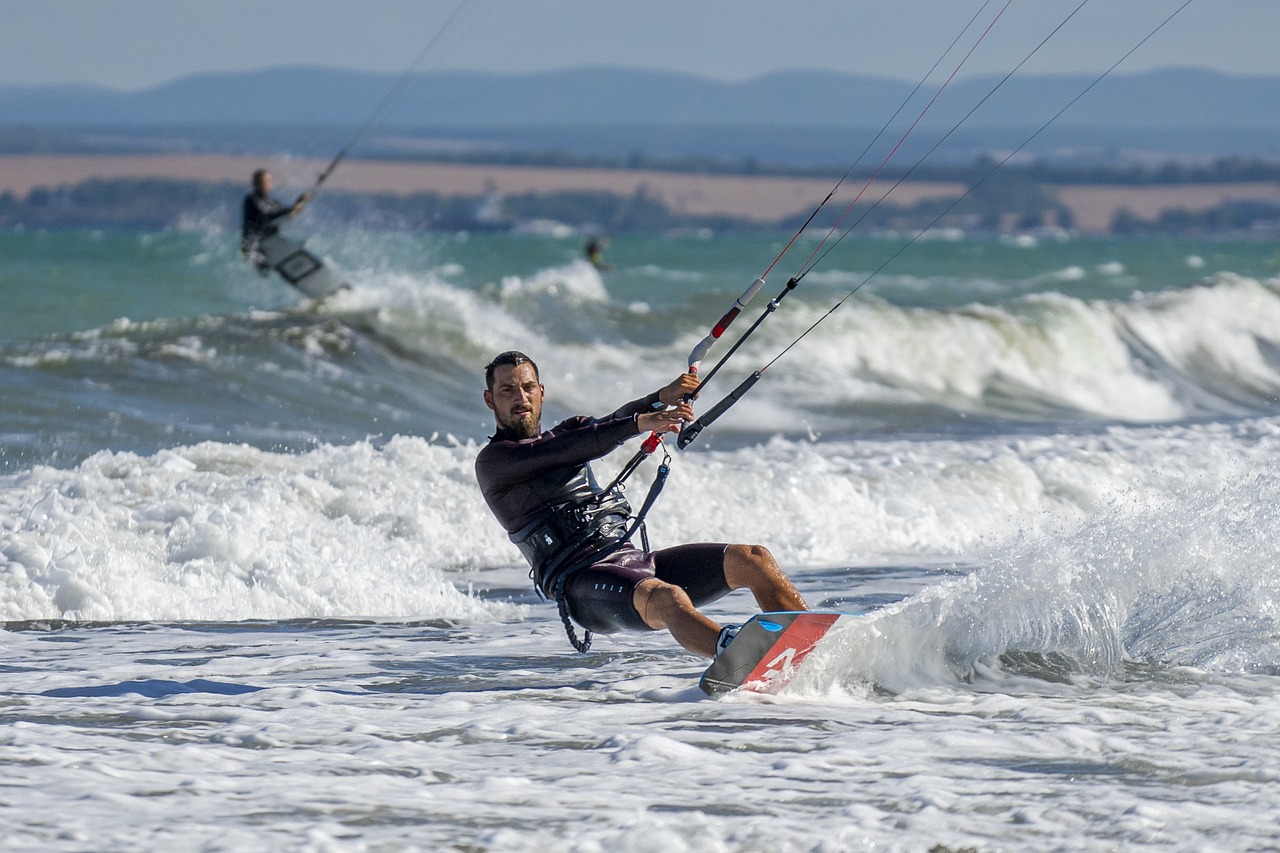 Extreme, kite, wind, sport, kitesurfing, kiteboarding, extreme sports, surf, sea, nature, surfing, surfer, action, activity, waves, board, burgas, bulgaria, black sea