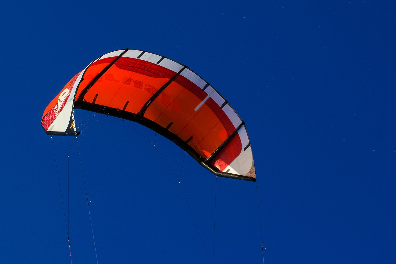 Blue, heaven, kite, dragon, summer, nature, flying, paraglider