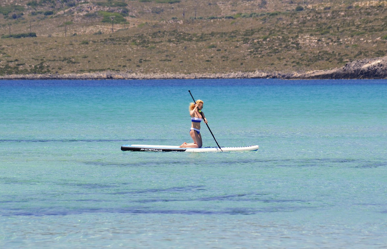 Stand up paddle board, water sports, woman, paddle, sport, board, water, stand, summer, lifestyle, surf, vacation, surfing, fun, person, surfboard, activity, sea, boarding, paddleboarding, girl, exerc