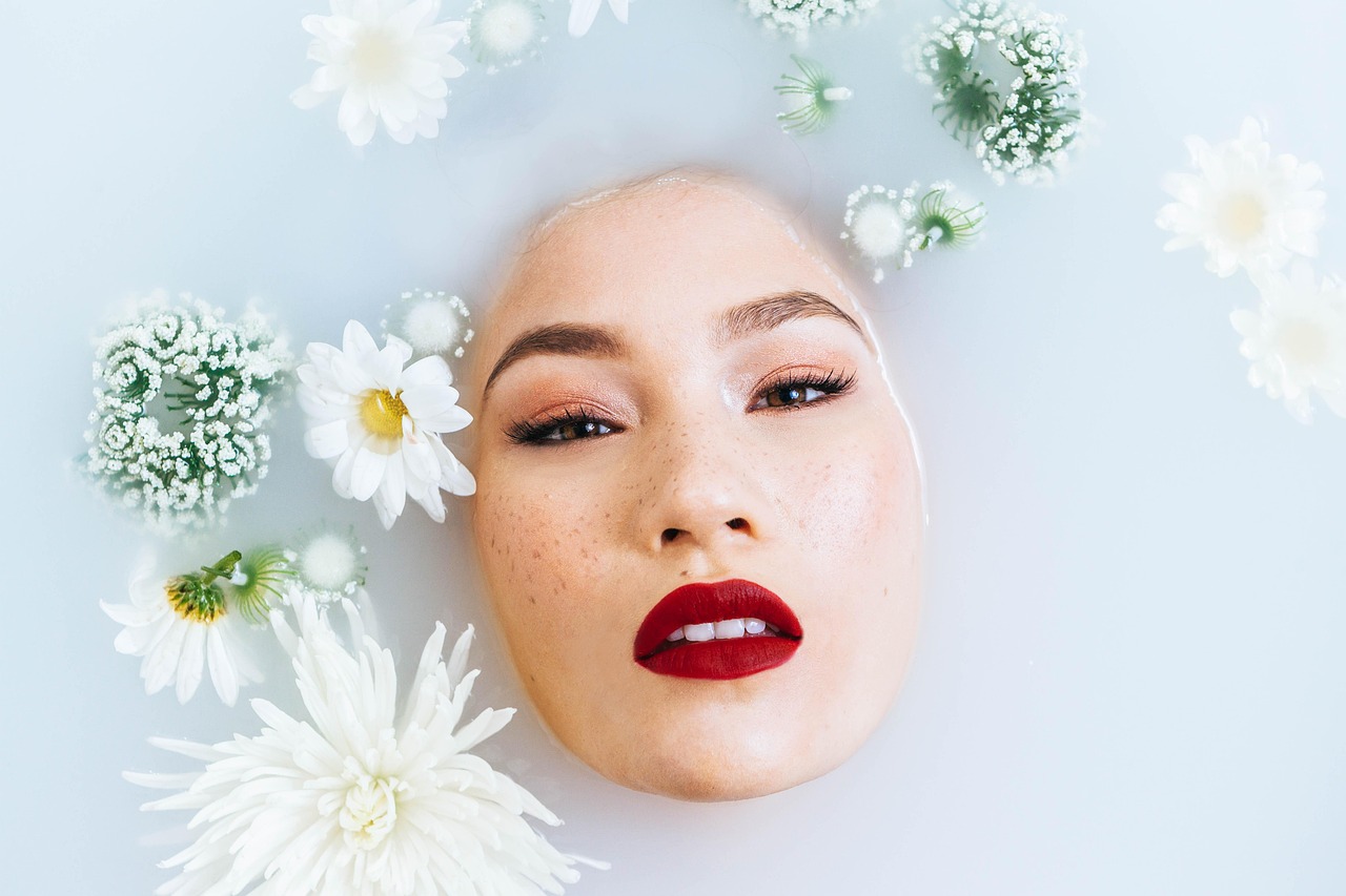 Woman, bath, beauty, face, model, milk bath, skincare, bathtub, face, face, skincare, skincare, skincare, skincare, skincare
