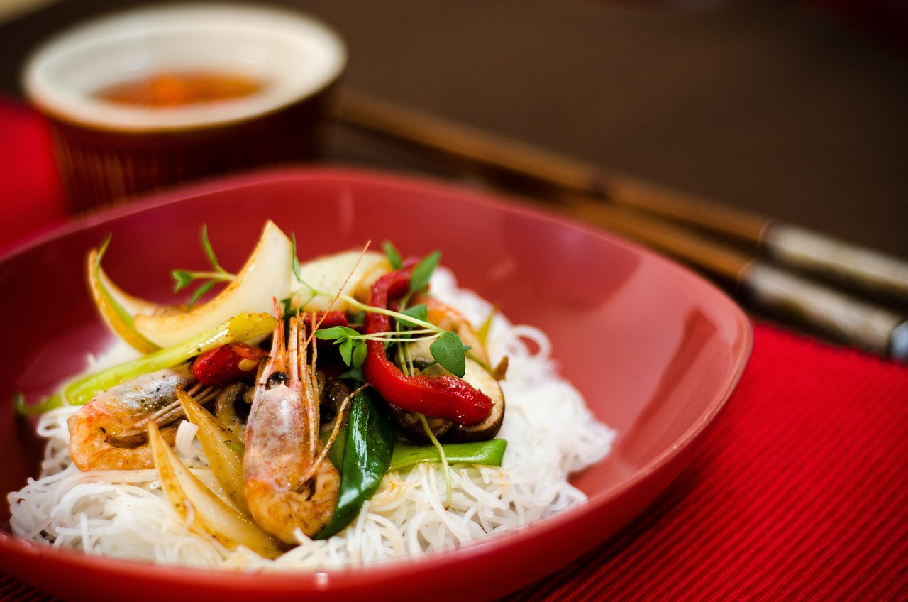 Food, asian, prawns, noodles, sticks, rice, eat, shrimp, chinese, ginger, meal, restaurant, healthy, bowl, red, delicious, rice, rice, rice, rice, rice, restaurant, restaurant, restaurant, restaurant