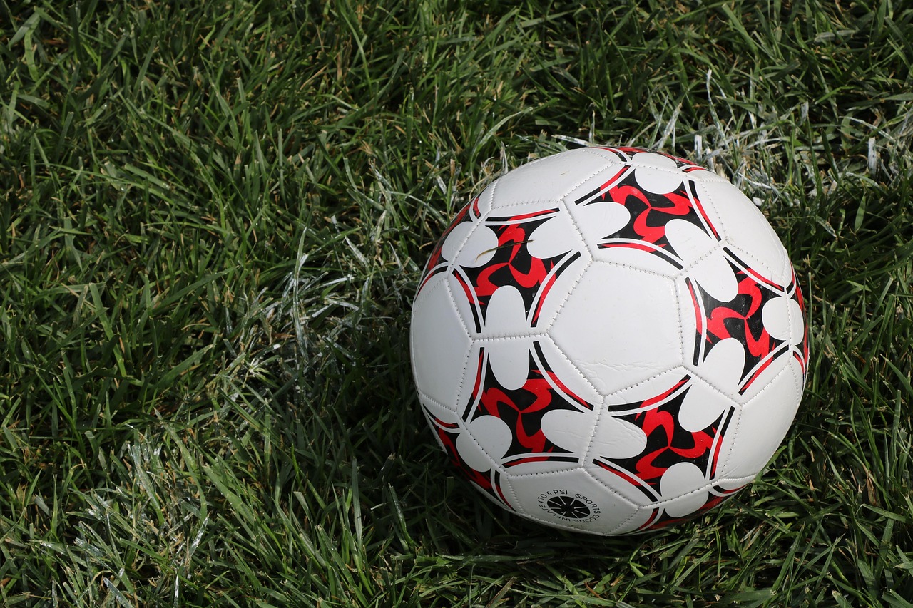 Football, ball, field, sport, grass, nature, soccer