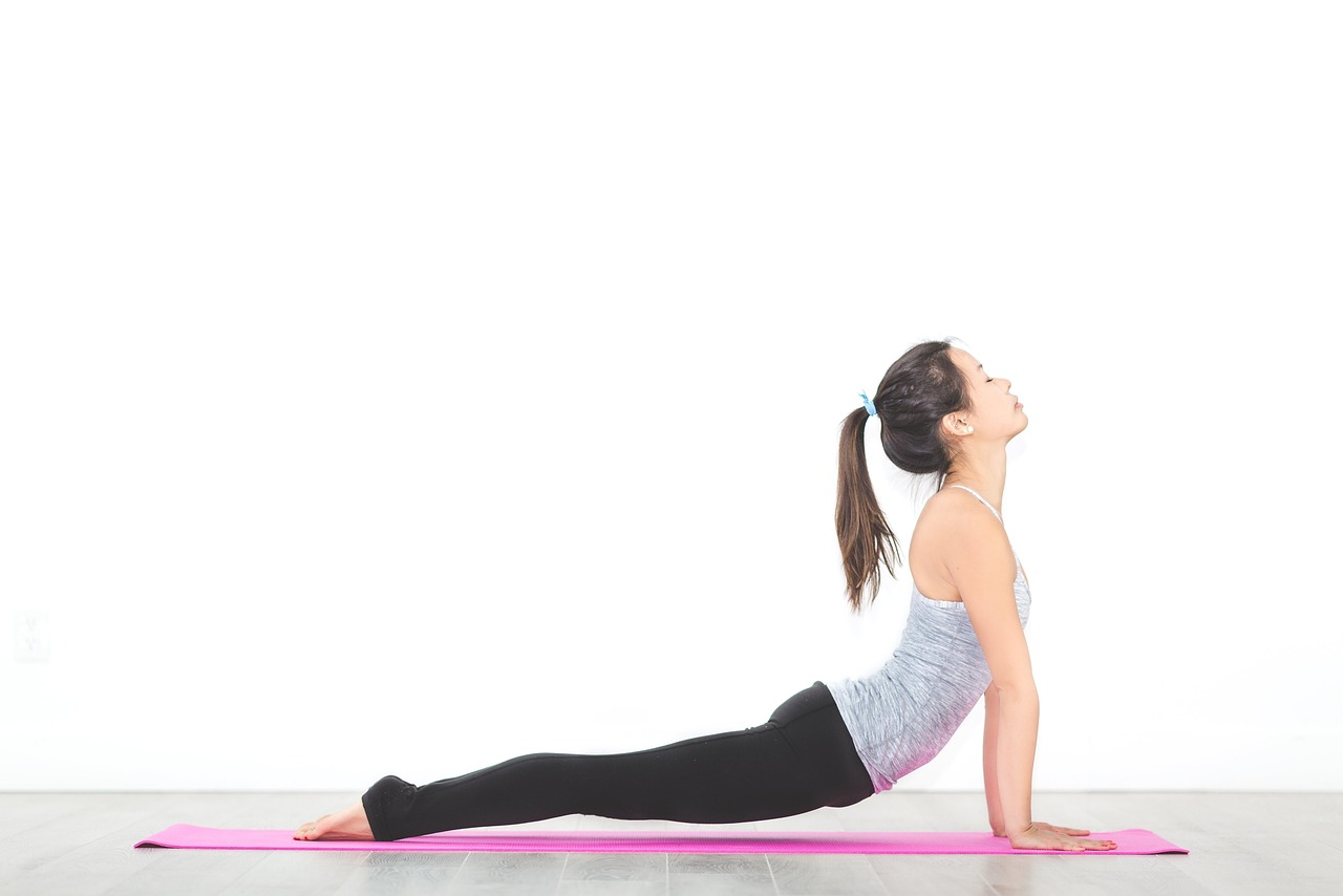 People, woman, yoga, mat, meditation, physical, fitness, healthy, lifestyle, stretching, athlete, international yoga day, pink