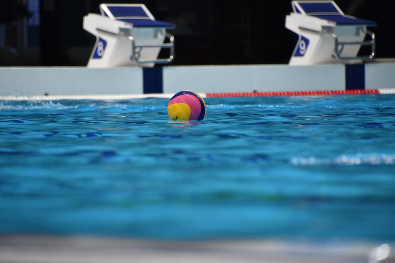 Water polo, pool, water polo ball, swimming pool, nature, water, ball, game, sport, water sport