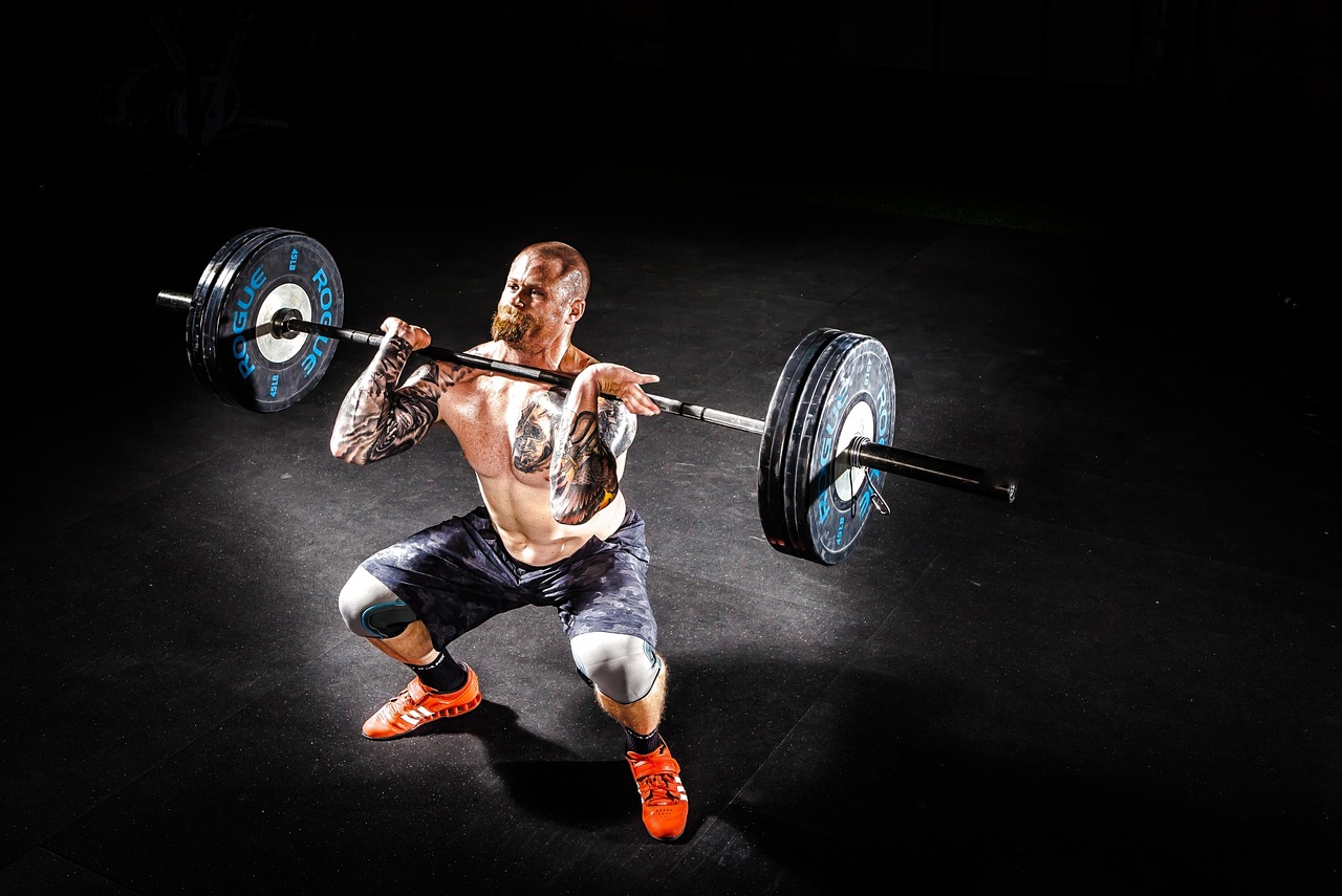 Barbell, bodybuilding, effort, exercise, fitness, gym, man, muscles, person, strong, weightlifting, weights, black fitness, black gym, black exercise, black workout, gym, gym, gym, gym, gym