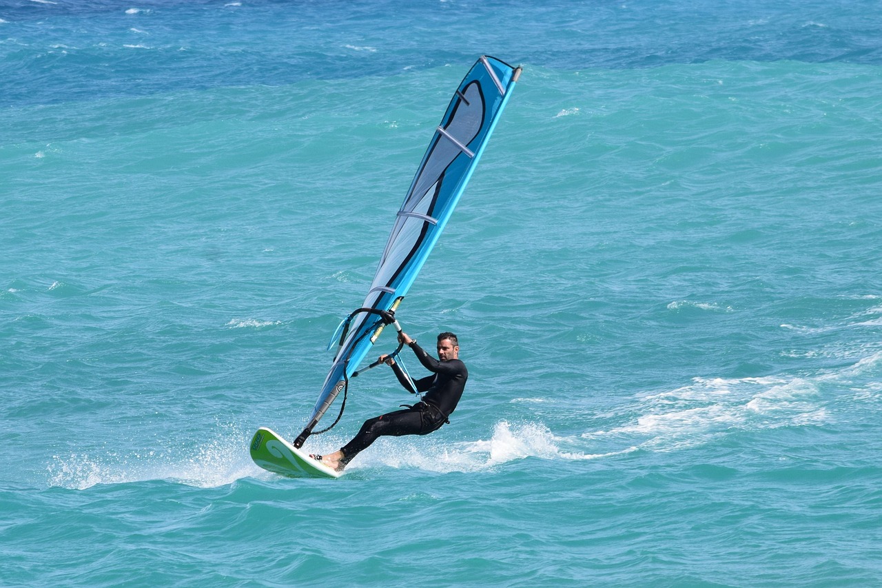 Windsurfing, surfer, surf, water, sea, sport, action, active, motion, adventure, athlete, activity, leisure, competition, nature, speed, lifestyle, athletic, recreation, blue sports