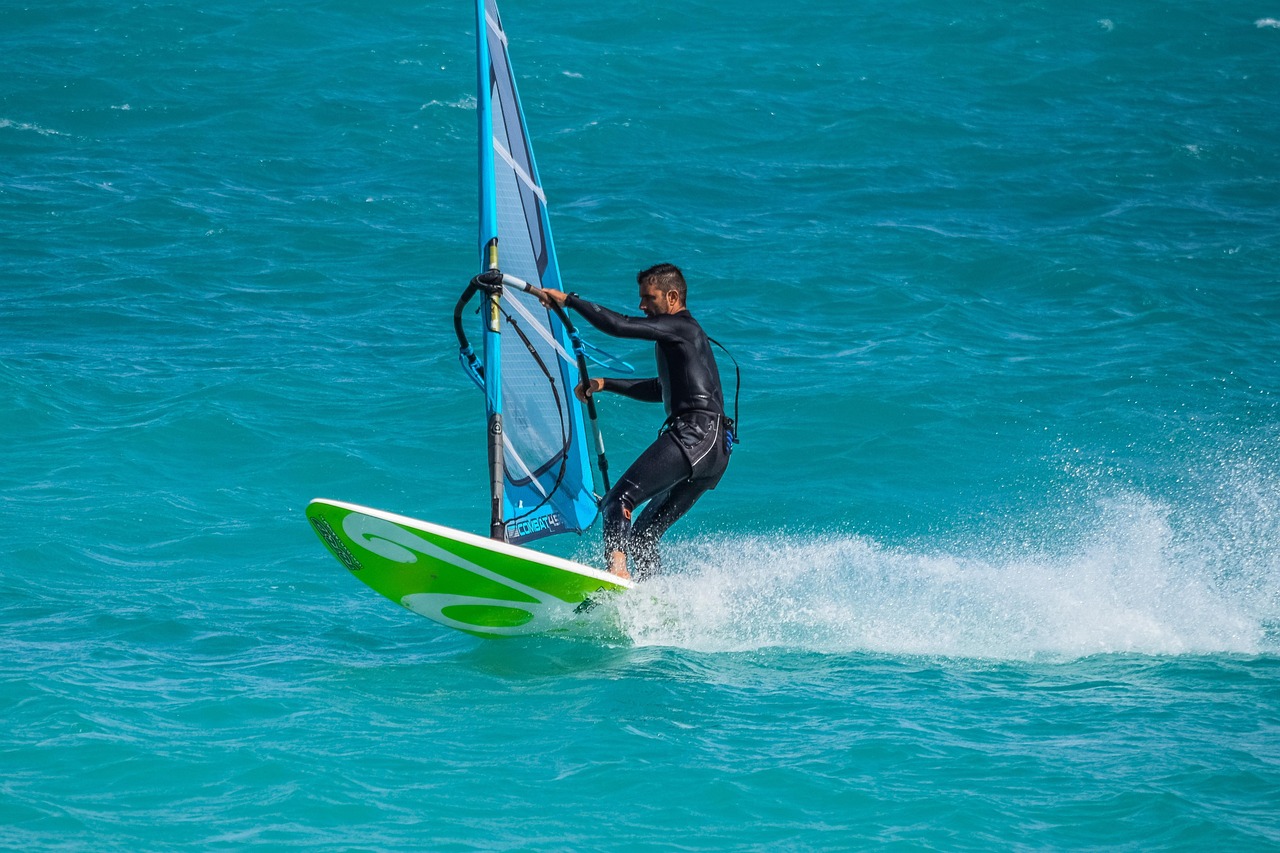 Windsurfing, nature, surfer, recreation, leisure, sea, fun, water, sport, action, active, athlete, motion, lifestyle