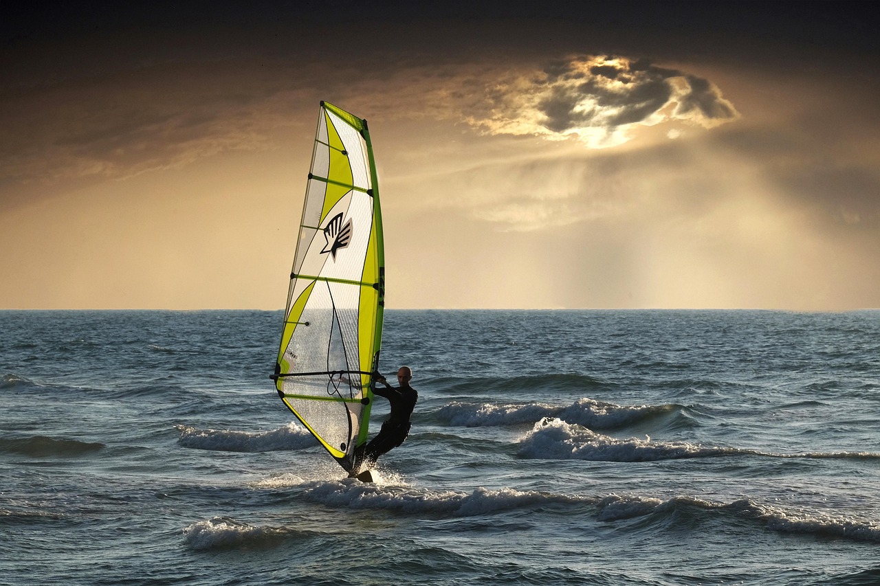 Windsurfing, sea, clouds, sunset, nature, waves, surfing, surfer, surf, wind, sports, watersports, seascape, open sea, open water, ocean, windsurfing, windsurfing, surfing, surfing, surfing, surfing,