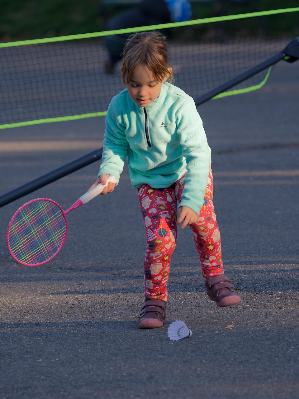 Kid, little girl, badminton, playing, child, racket, sports, activity, childhood, park, outdoors, badminton, badminton, badminton, badminton, badminton